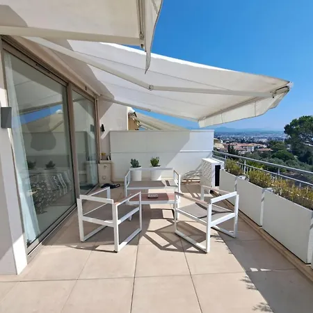 Brand New 2 Bedroom In Sea View Terrasse & Parking - Benakey Apartment Villeneuve-Loubet